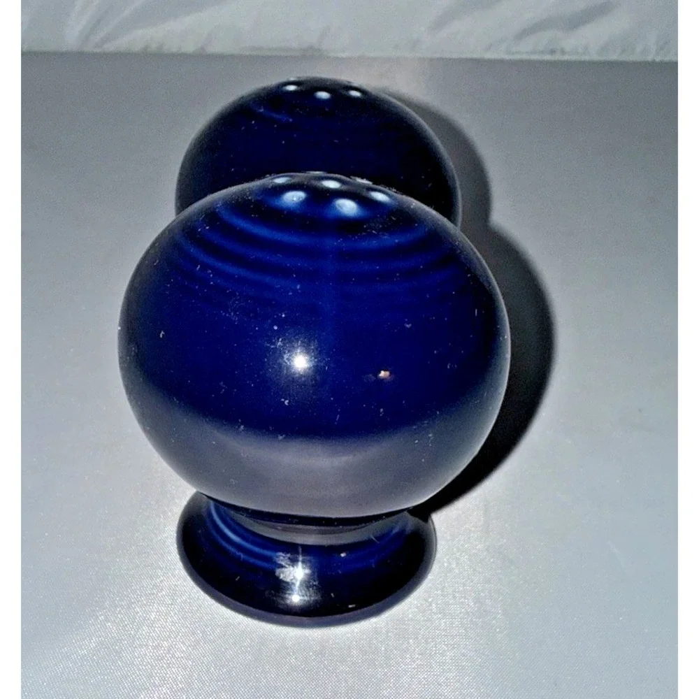 Homer Laughlin FIESTAWARE FIESTA COBALT BLUE Salt & Pepper Shaker Set Collection